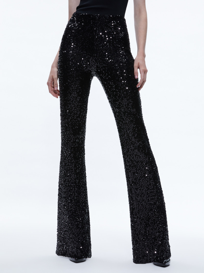 LARA SEQUIN BOOTCUT PANT 2