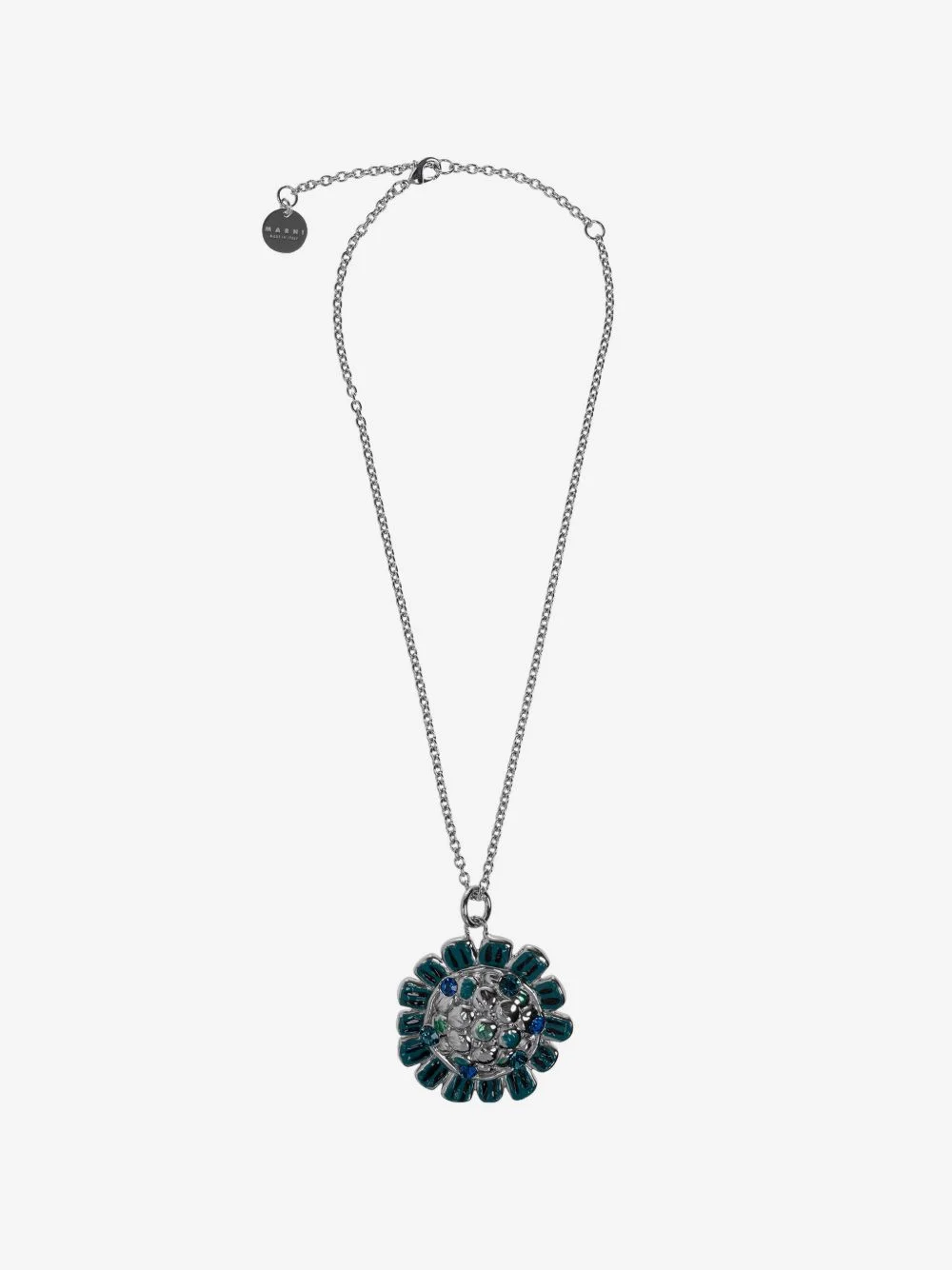 flower-pendant necklace - 1