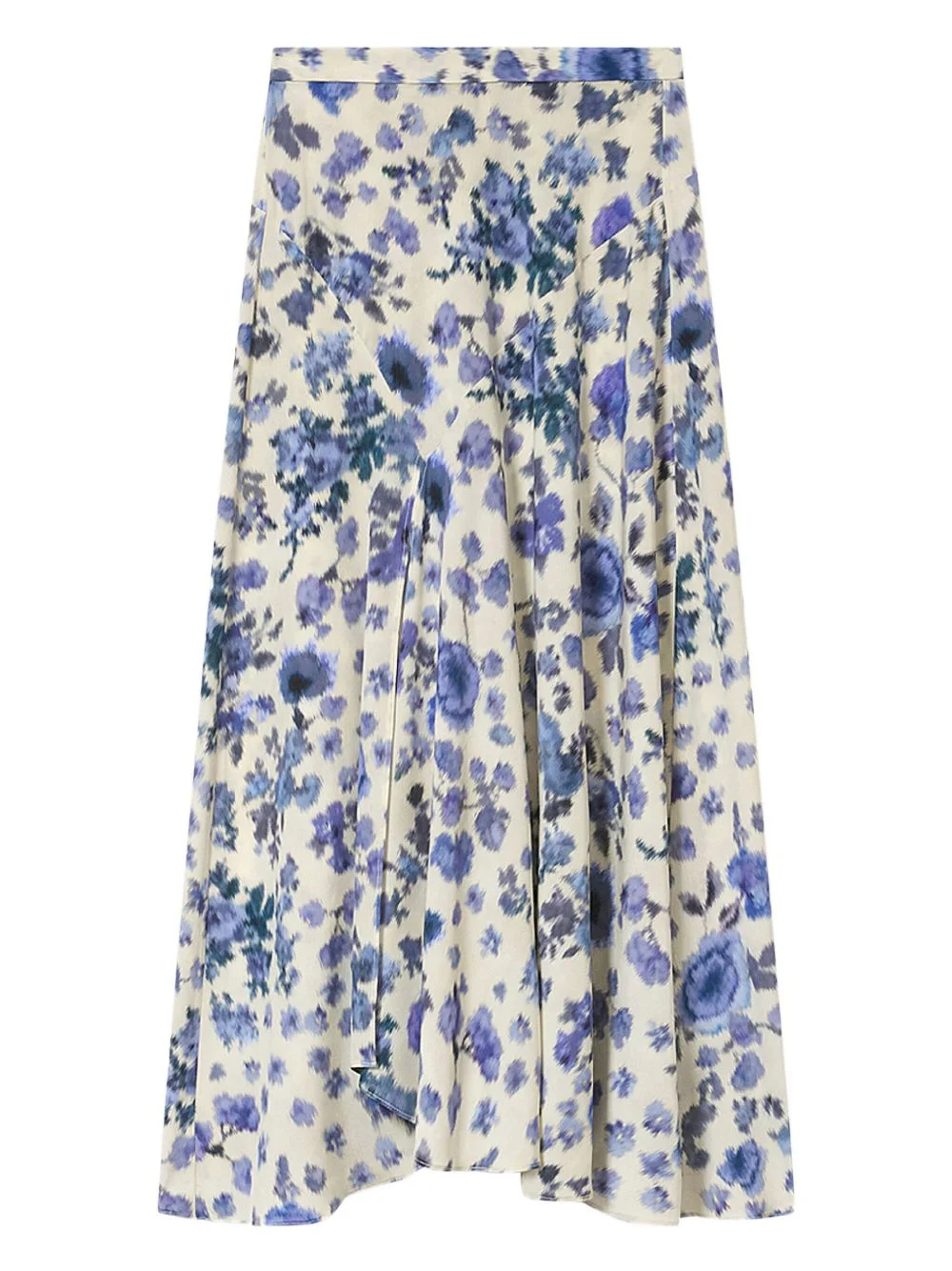 x Sakura floral slit skirt - 1