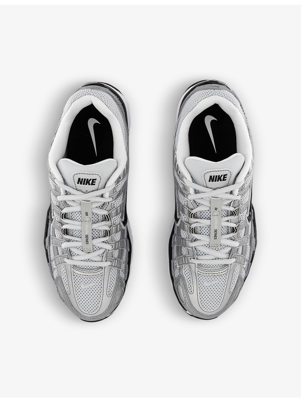 P-6000 low-top mesh and leather trainers - 2