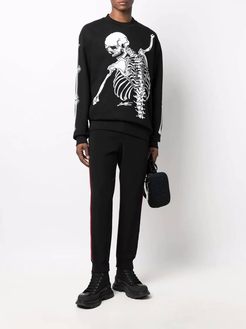 PHILIPP PLEIN skeleton print sweatshirt outlook