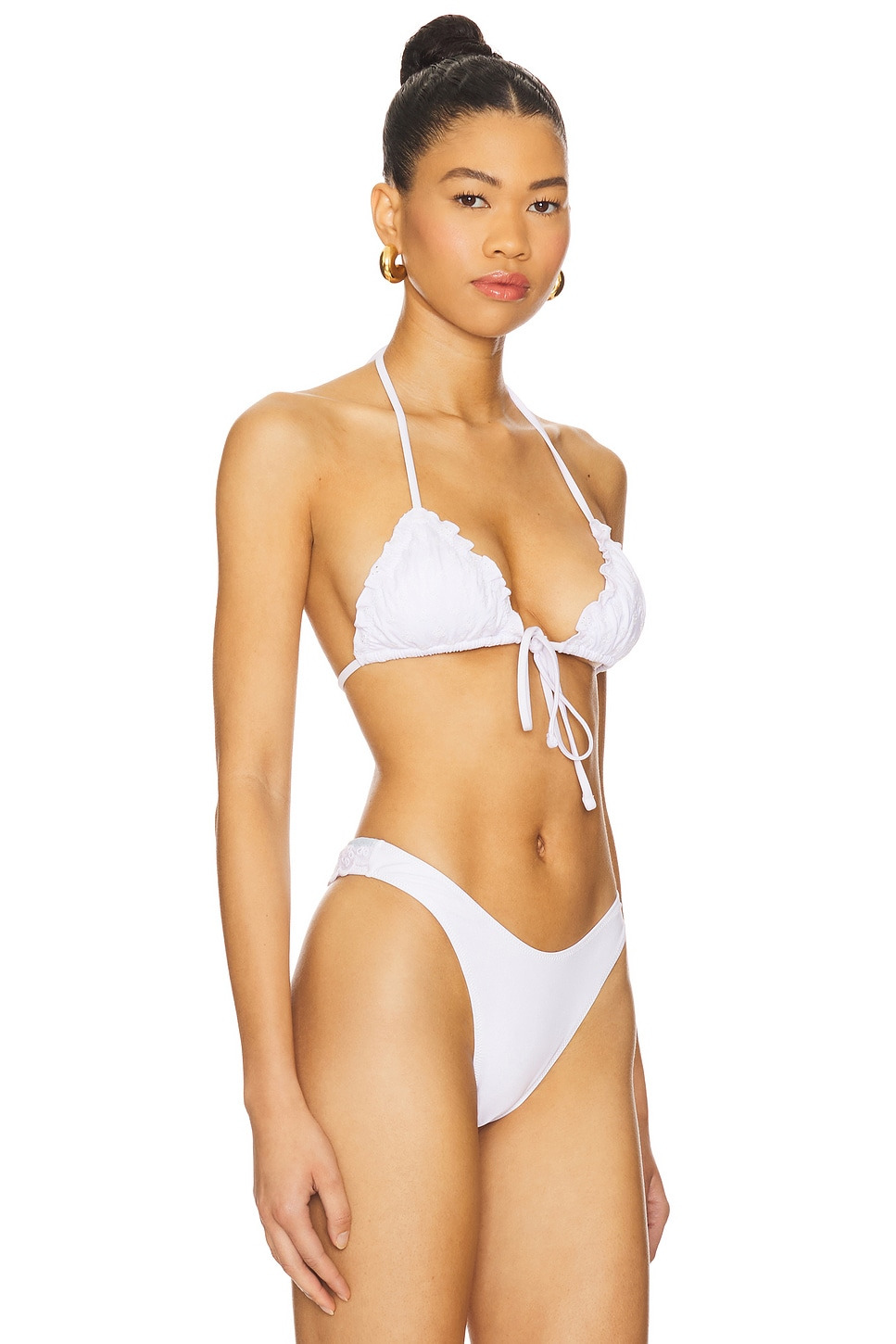 Tidal Eyelet Bikini Top - 2