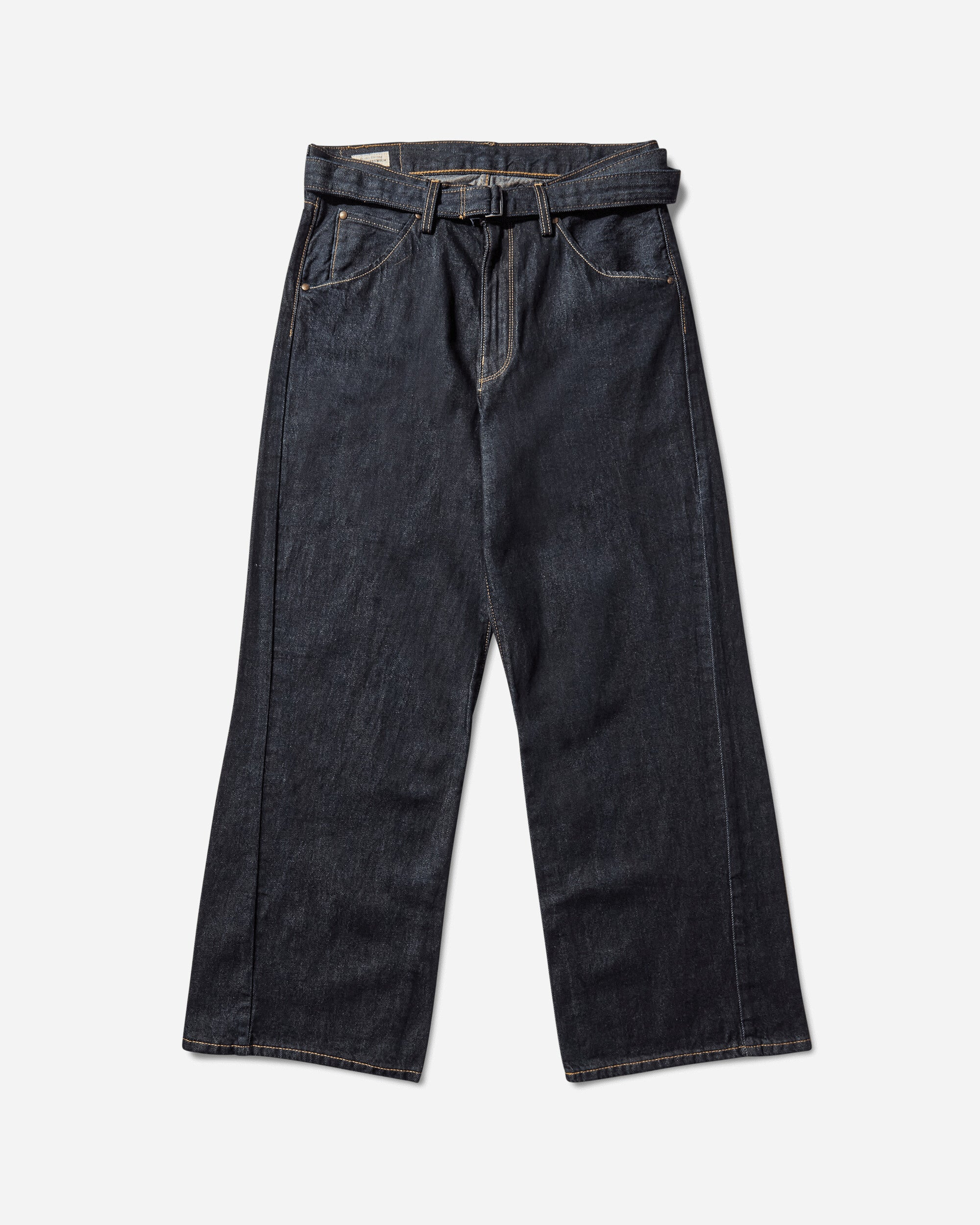 Men's Twisted Baggy Jeans Blue - 1