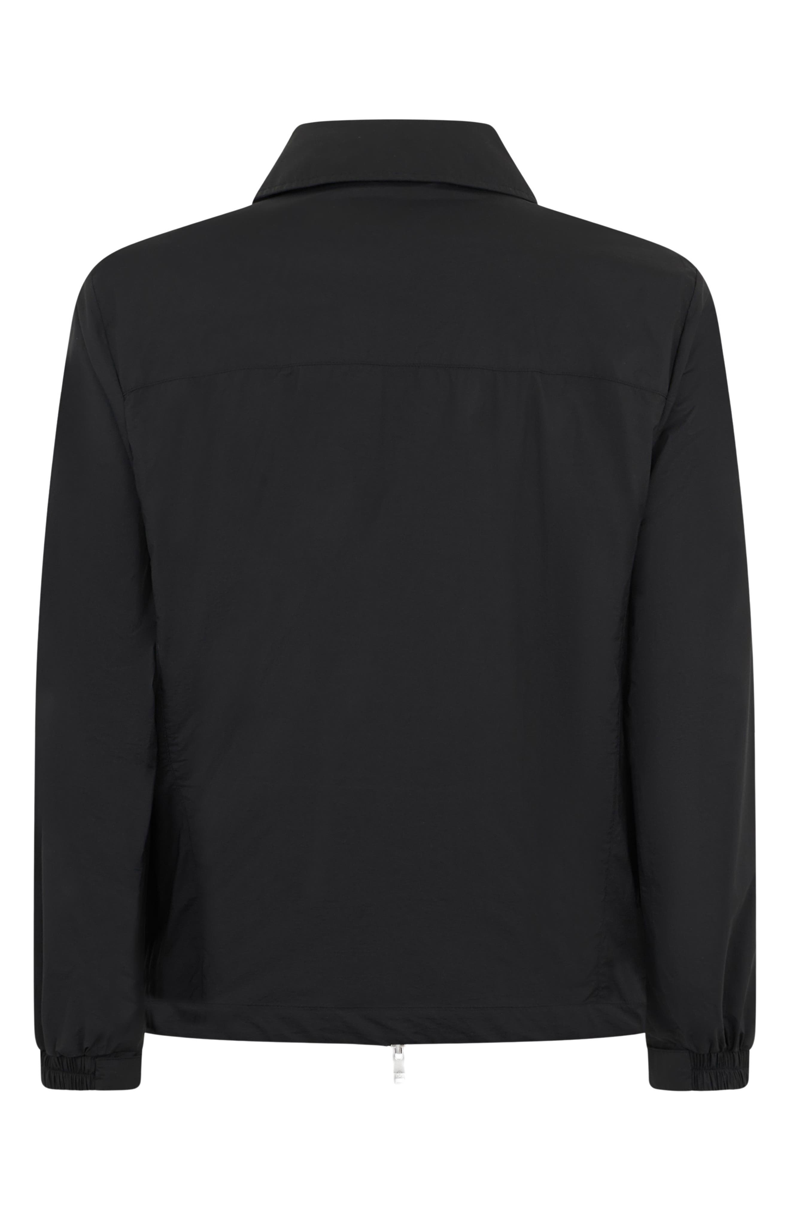 Moose Knuckles Waverly Water Repellent Stretch Shirt Jacket in Navy at Nordstrom - 5