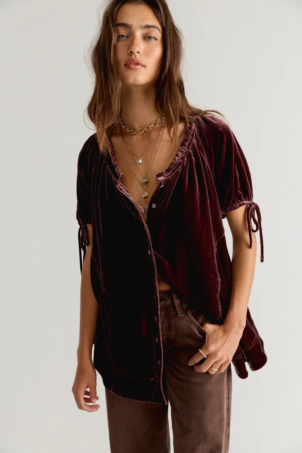Farley Velvet Tunic - 1