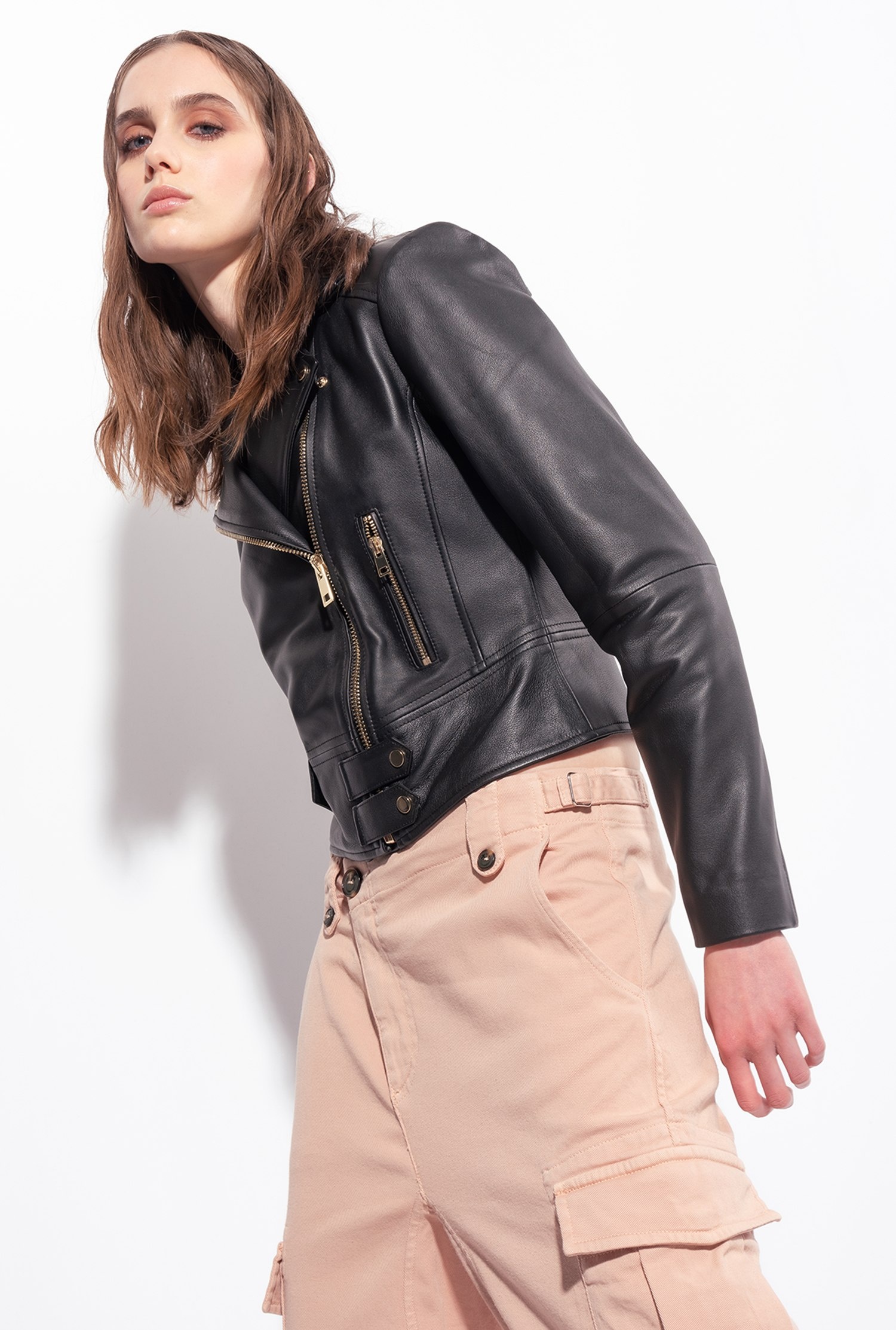 NAPPA LEATHER BIKER JACKET - 4