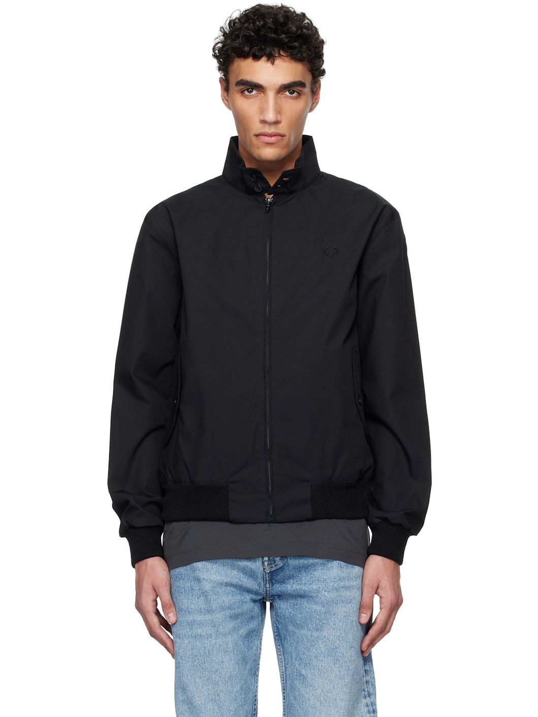 Black Harrington Jacket - 1