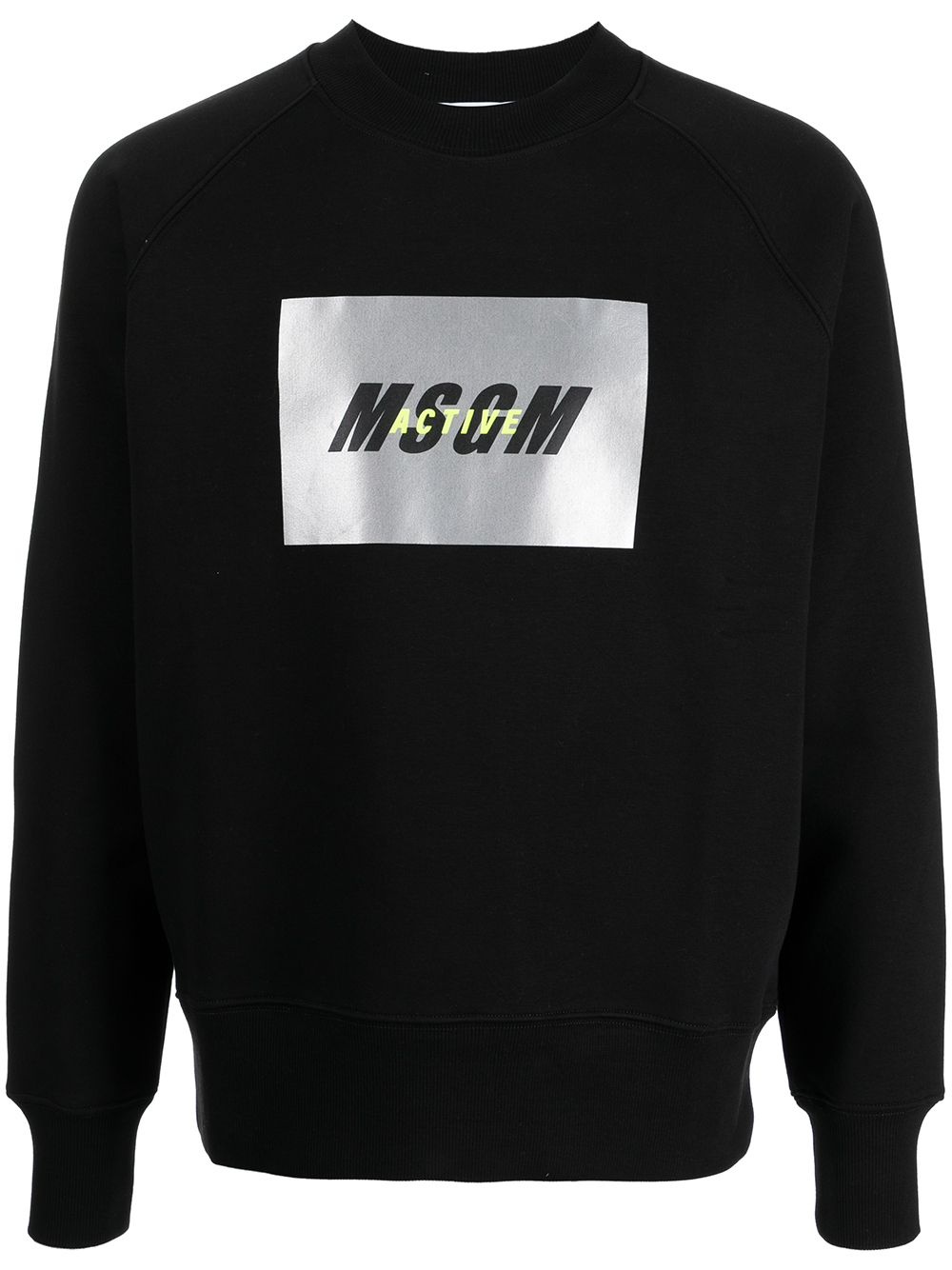 logo print sweatshirt - 1