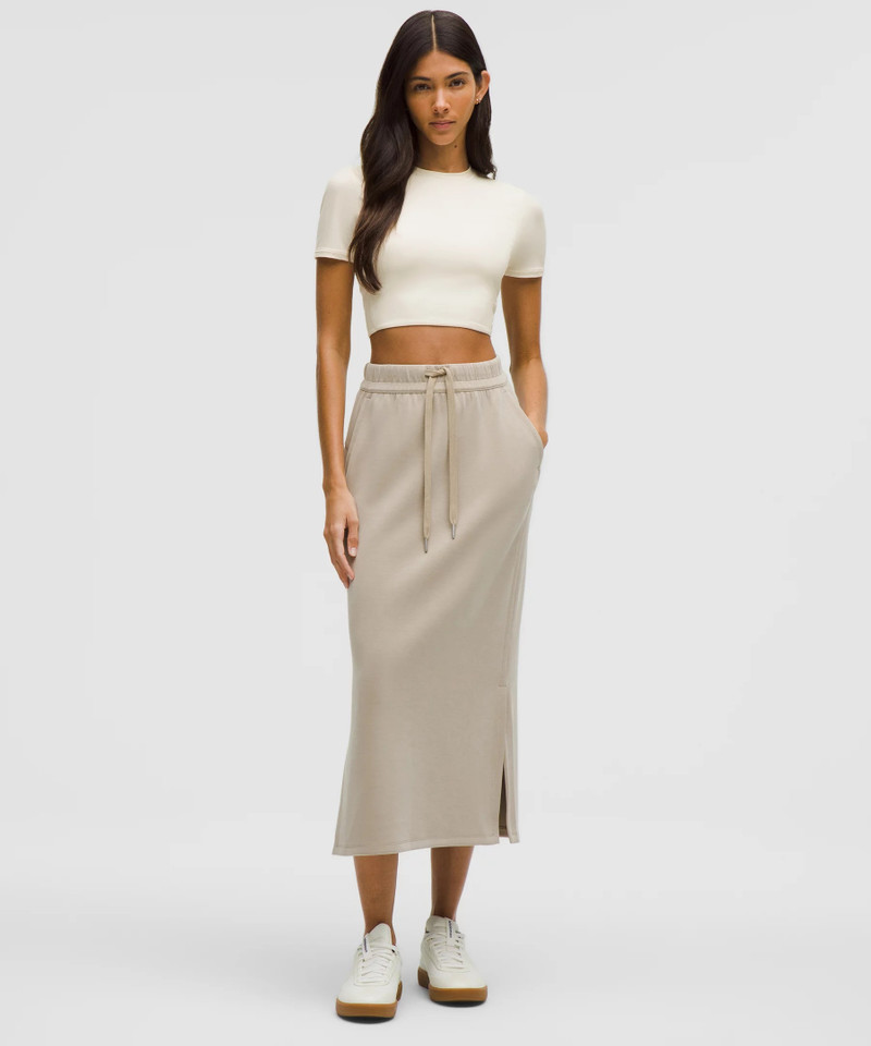 lululemon Wundermost Ultra-Soft Nulu Crewneck Cropped T-Shirt outlook