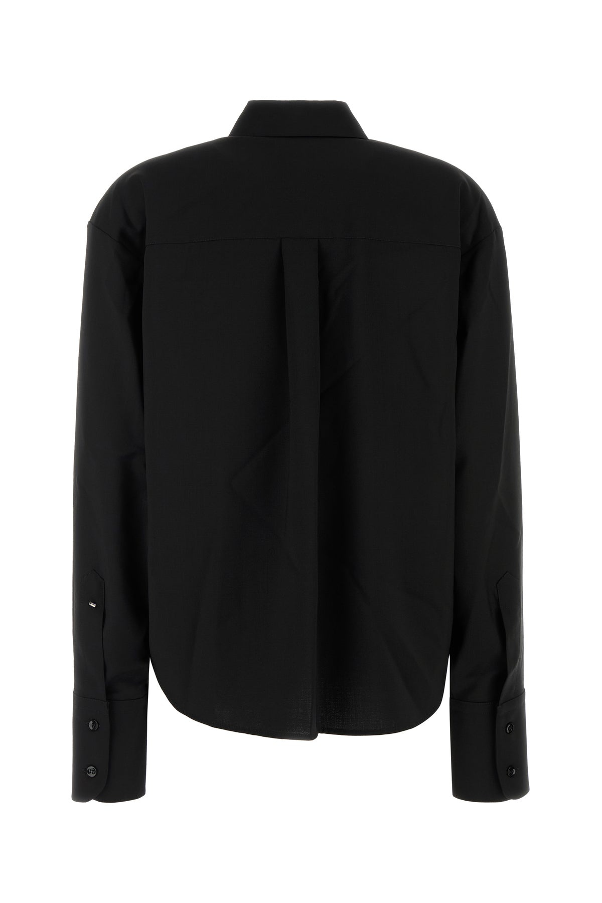 Black wool Mappa shirt - 2