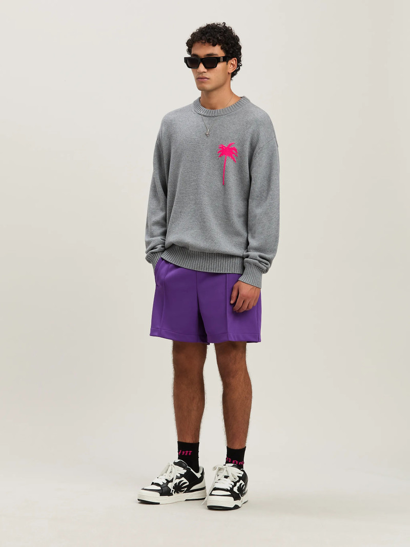 Palm Angels Palm Inlay knit jacket outlook