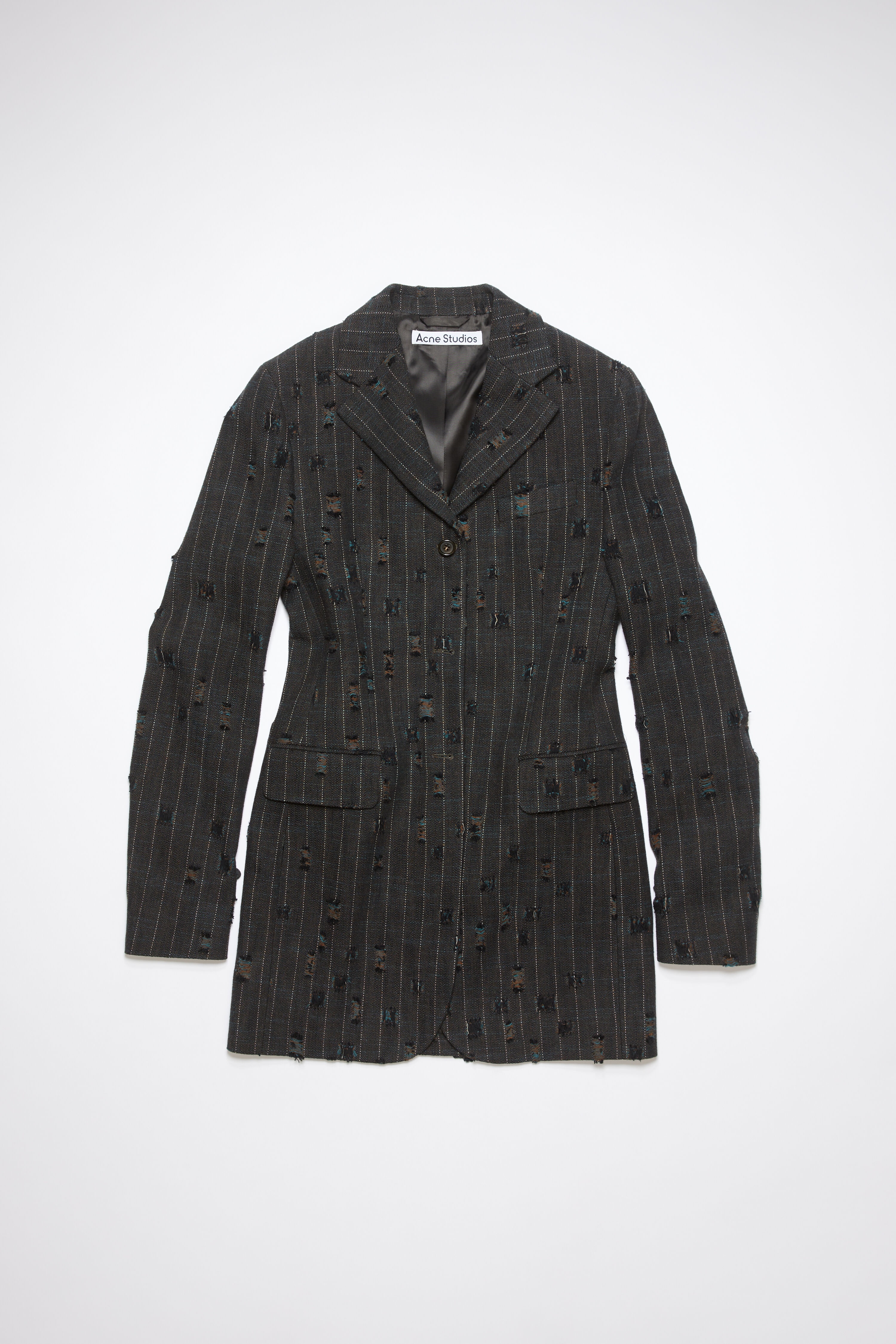 Fitted suit jacket - Anthracite grey - 7