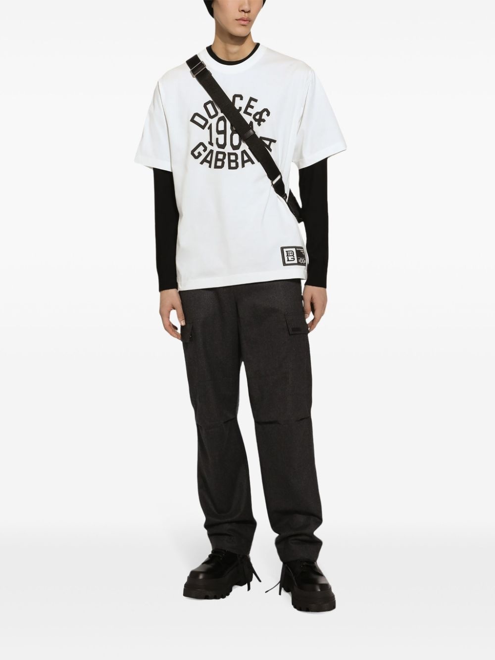 logo-print T-shirt - 2