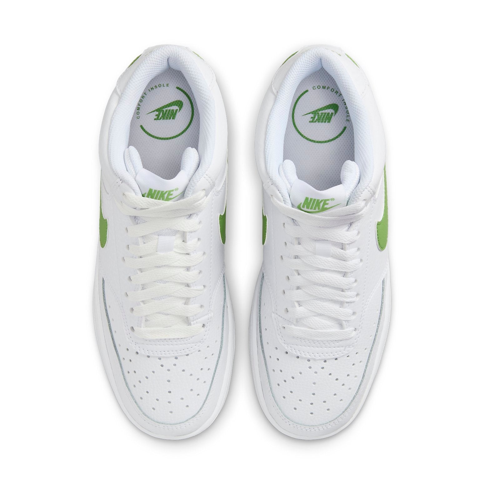 (WMNS) Nike Court Vision Mid 'White Green' CD5436-107 - 4