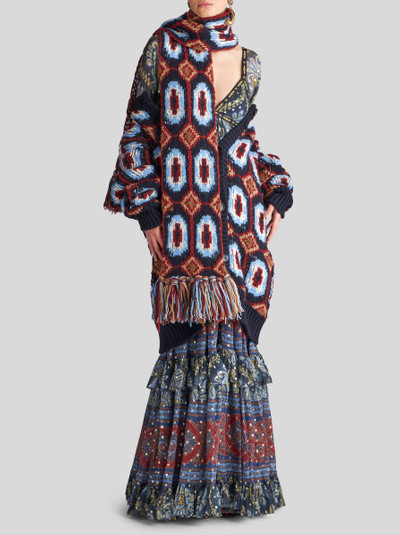 Etro LONG PRINTED SILK DRESS outlook