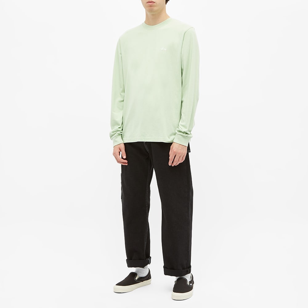 Stussy Long Sleeve Stock Logo Tee - 5