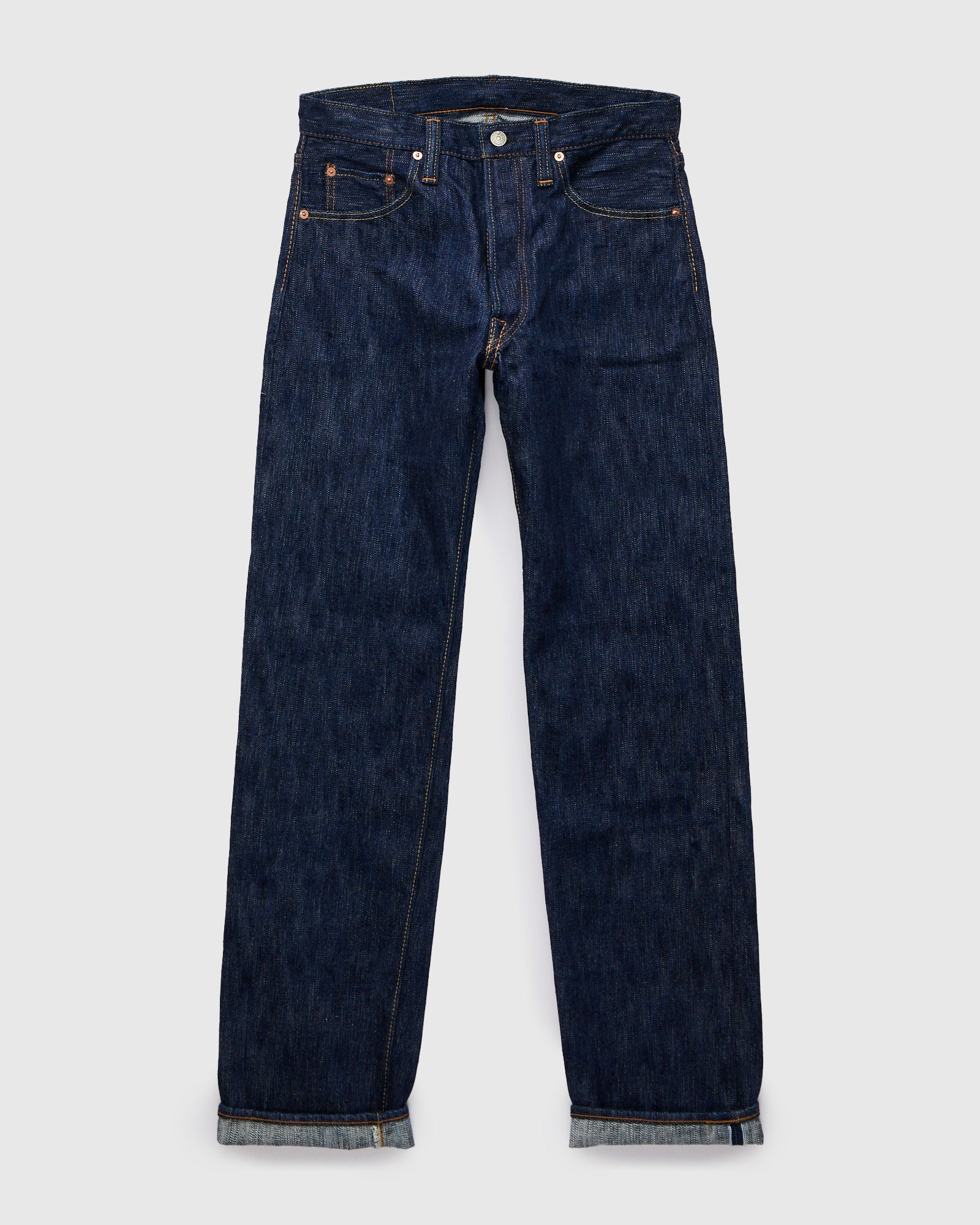 KS-15oz-003 "Kasuri" 15oz Slub Selvedge Denim - Regular Straight Fit - 2