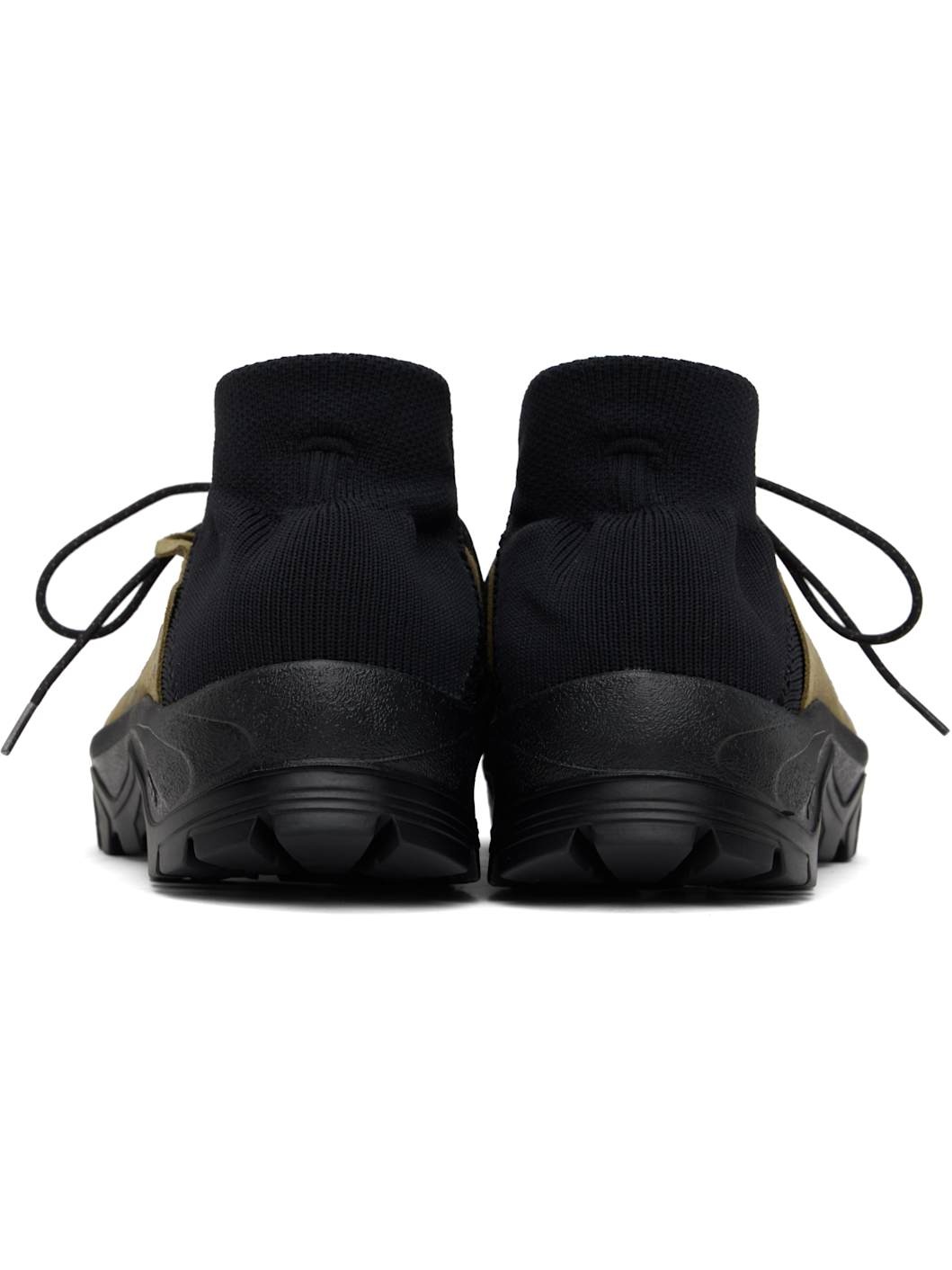 SSENSE Exclusive Black & Khaki Cambriana Sneakers - 2
