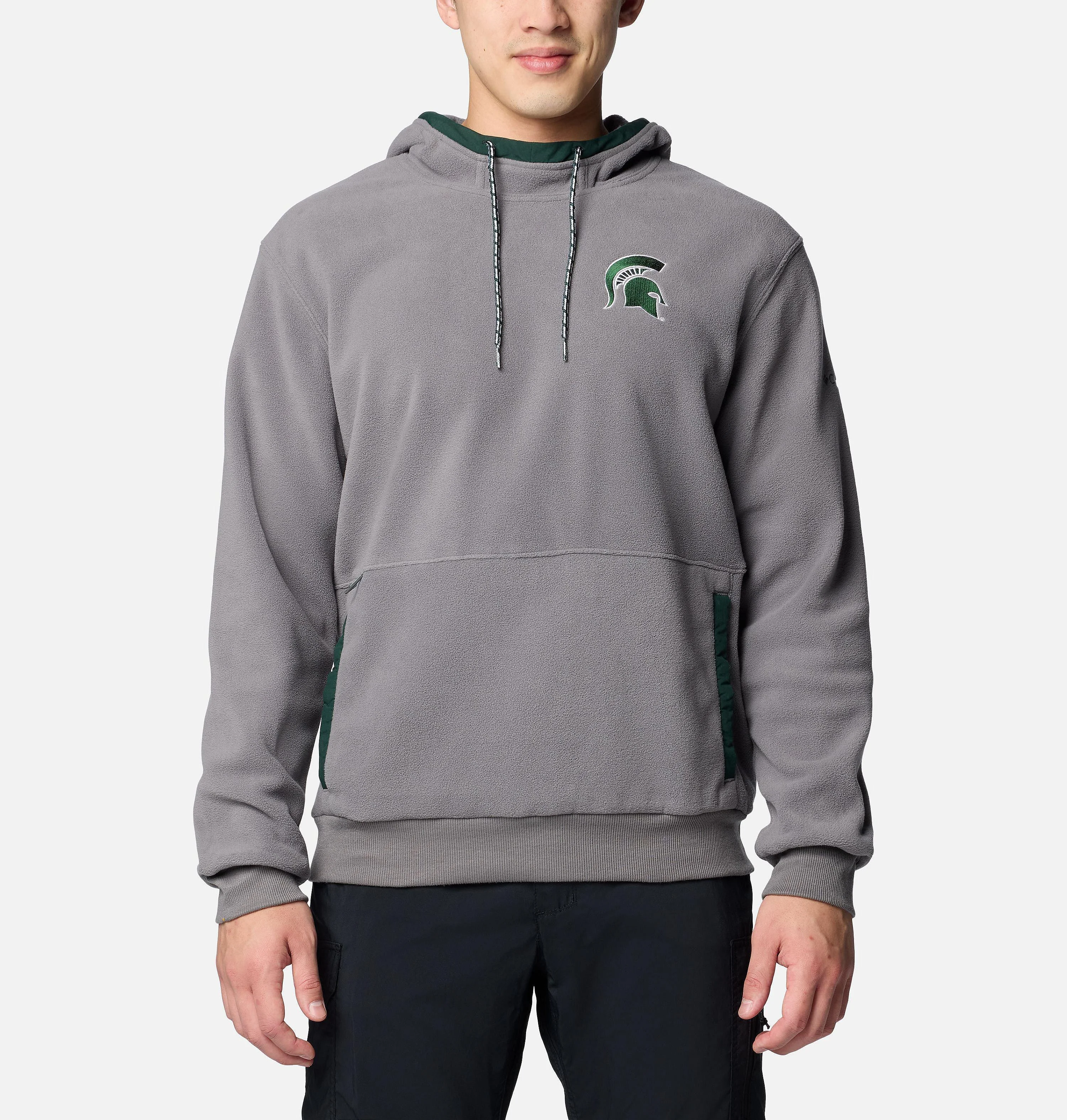 Men's Collegiate Flanker Fleece Hoodie - Michigan State - 1
