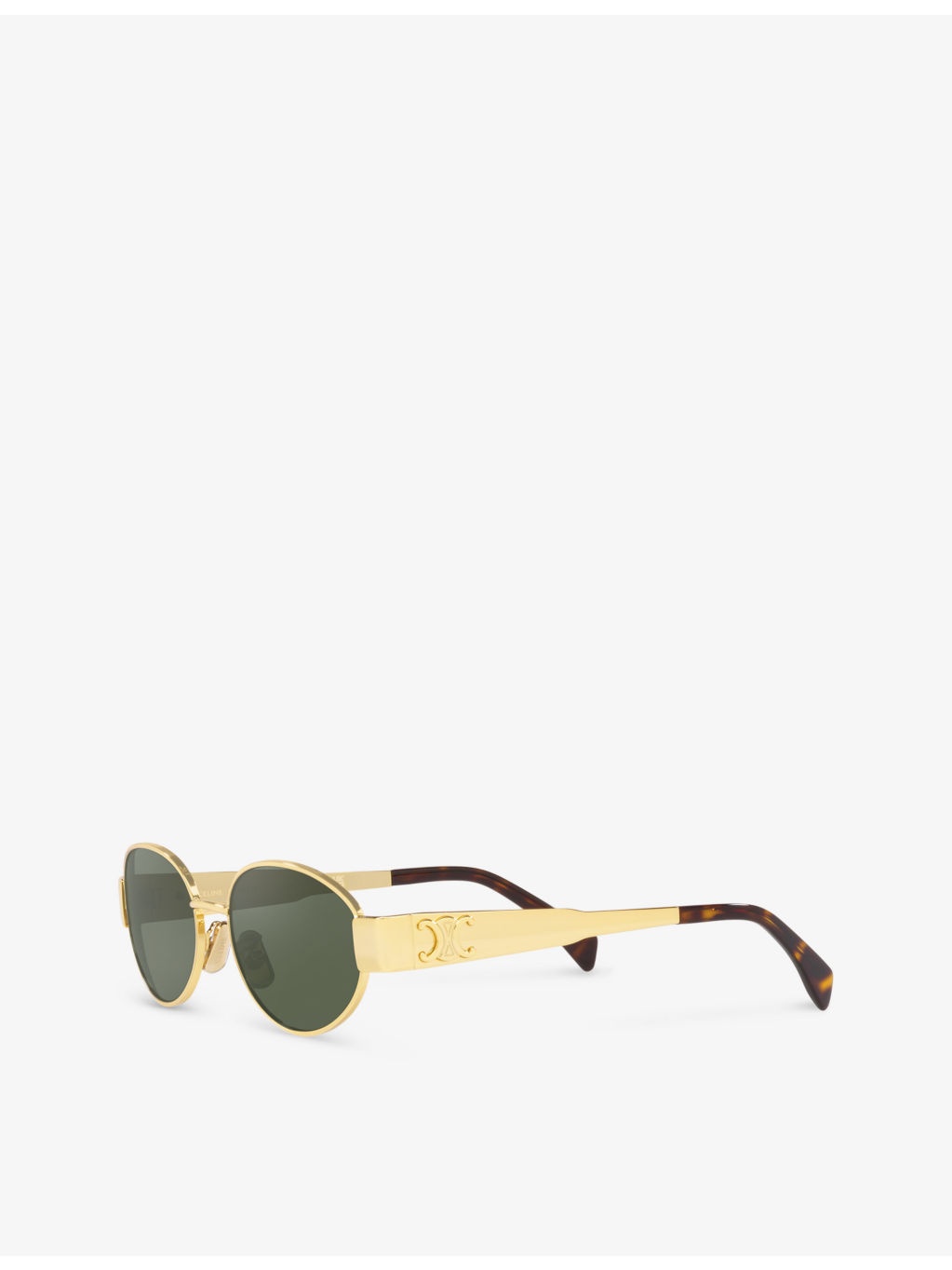 CL40235U oval-frame metal sunglasses - 3
