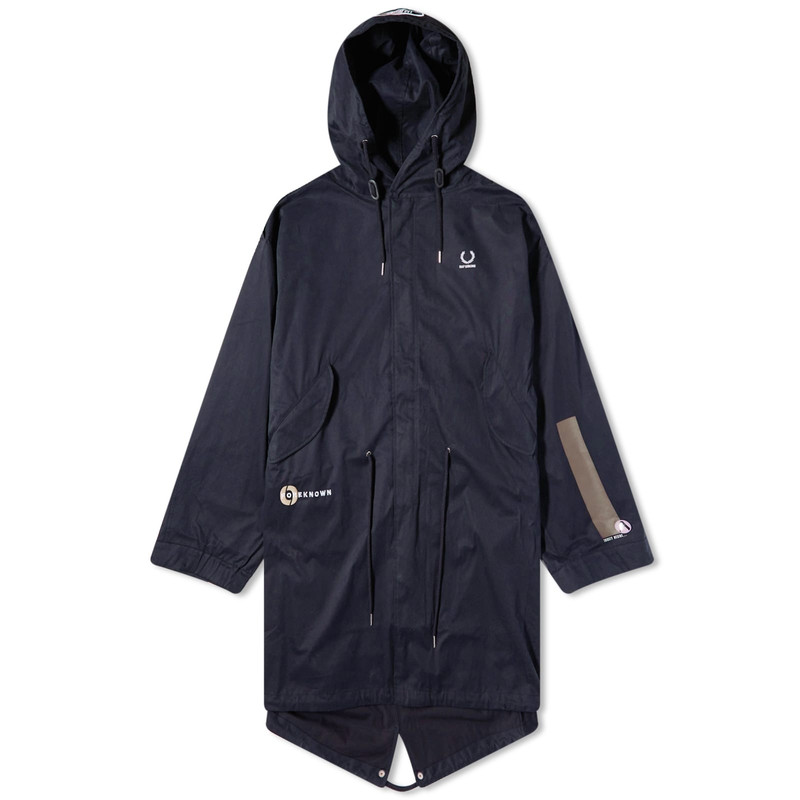 Fred Perry x Raf Simons Printed Patch Parka 1