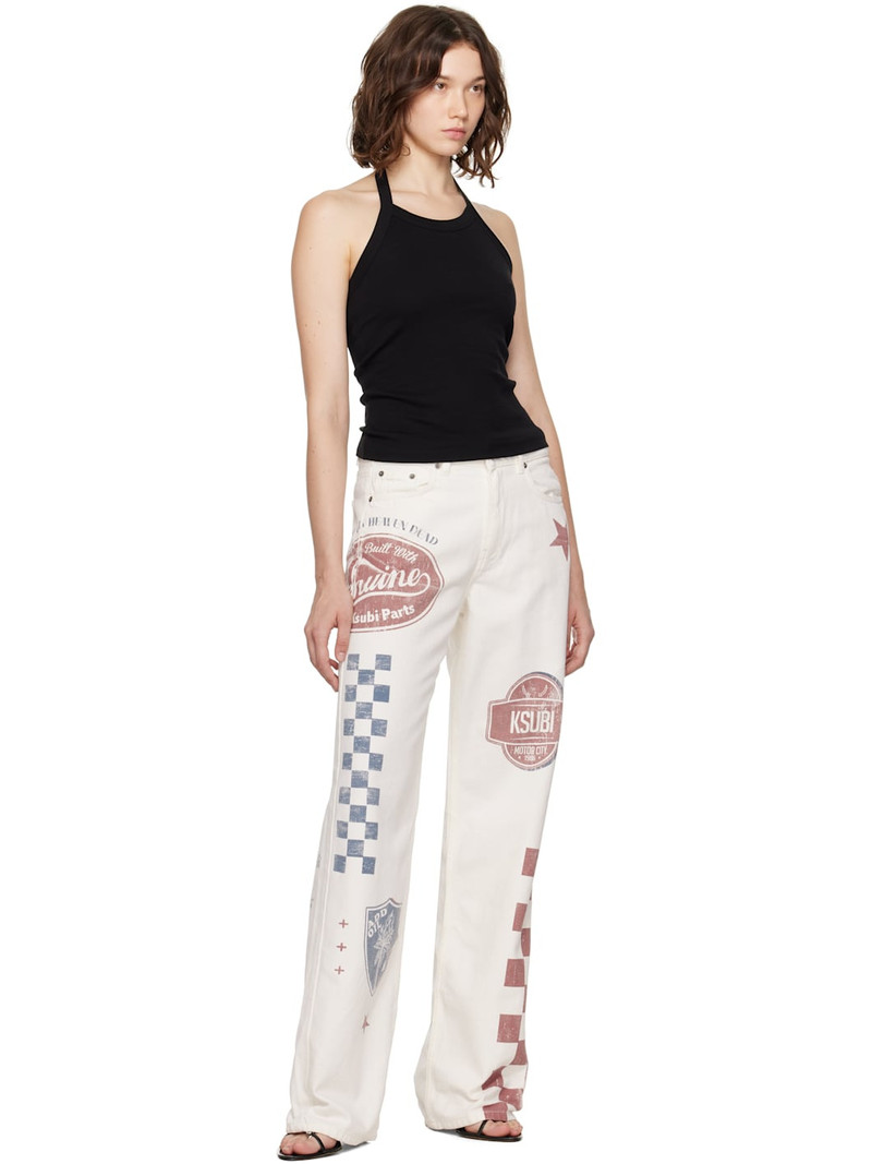 Ksubi Off-White Low Rider Jeans outlook