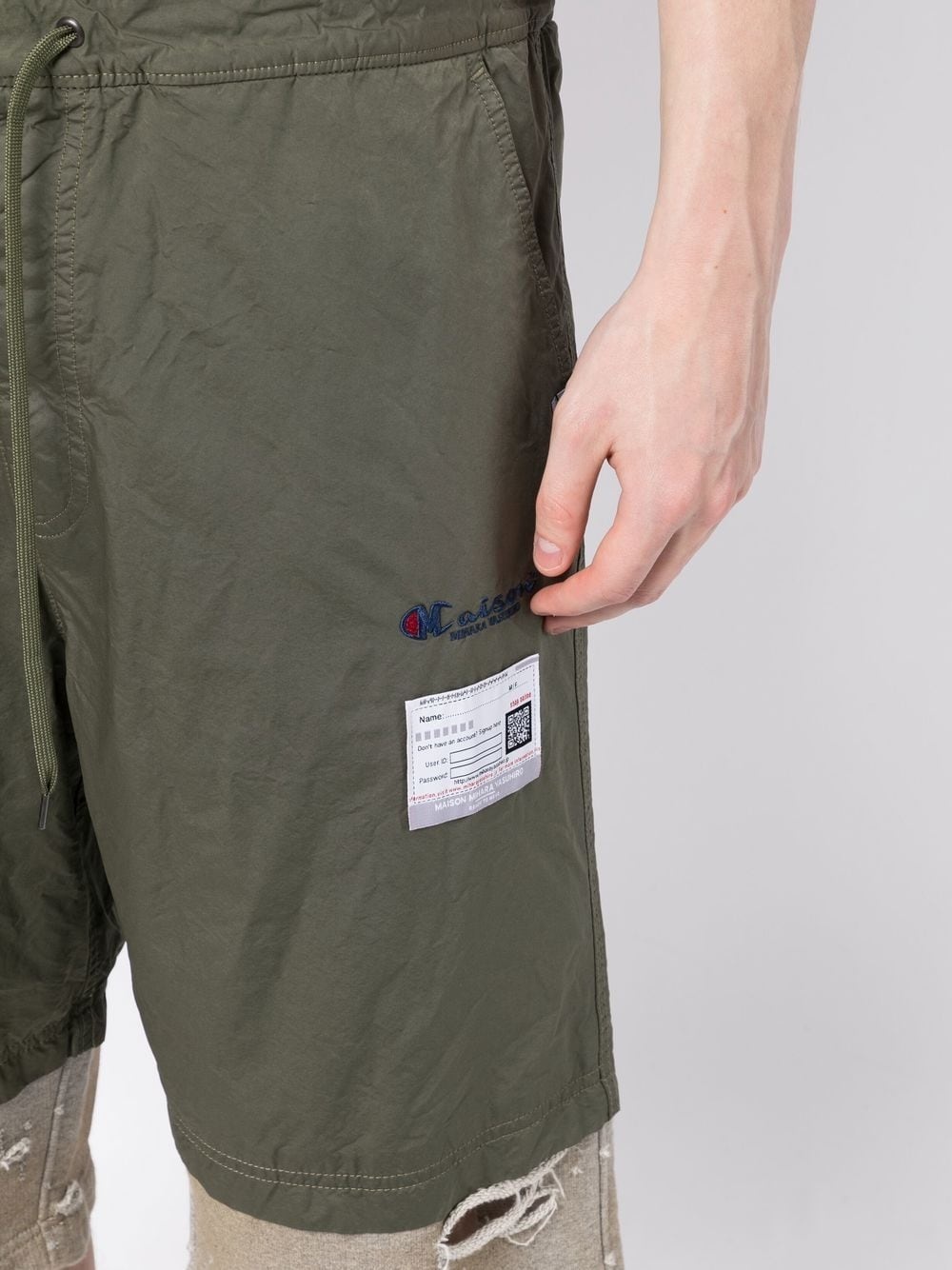 Layered drawstring shorts - 5