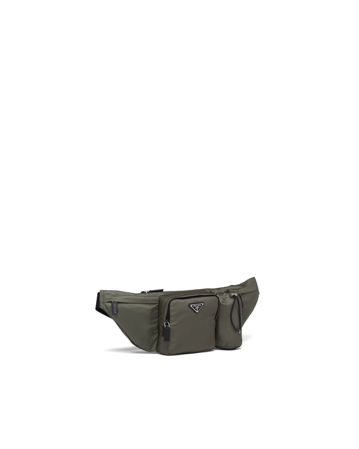 Re-Nylon and Saffiano leather belt bag - 3