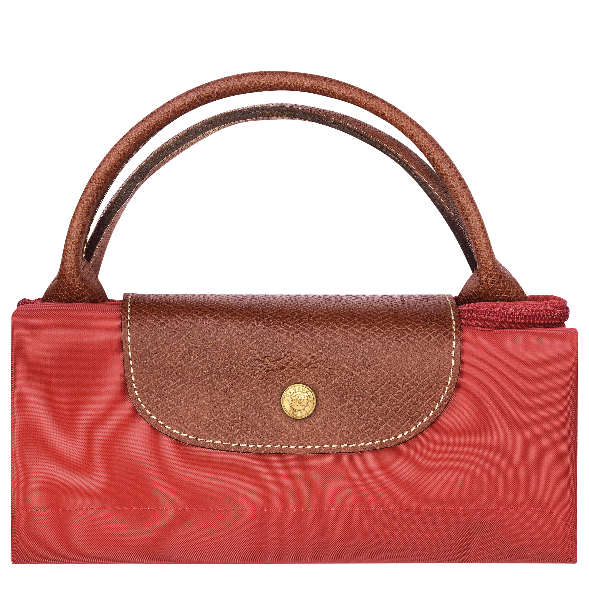 Le Pliage Original S Travel bag Tomato - Recycled canvas - 7