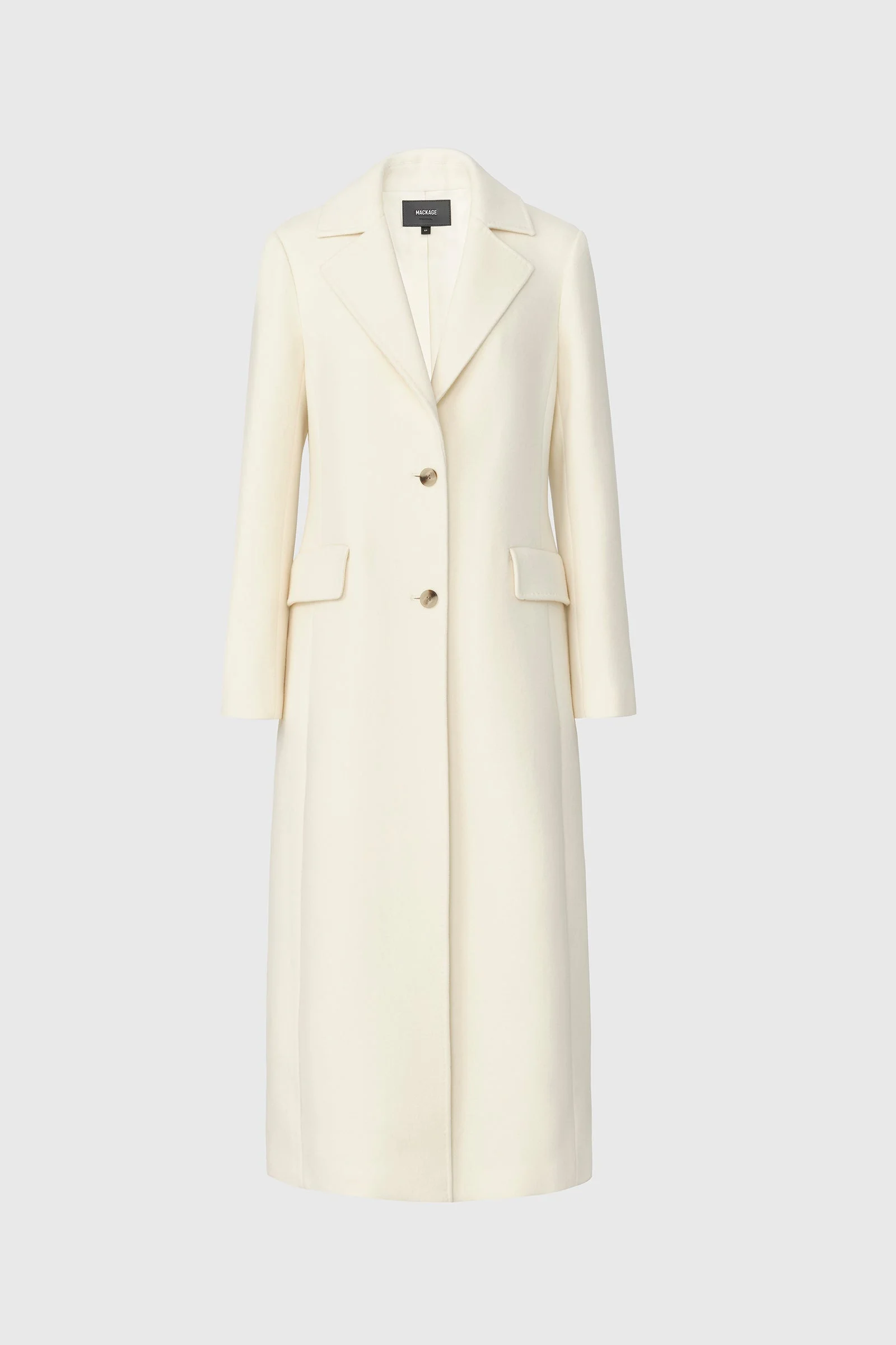 CORAZON Semi-fitted wool coat - 1