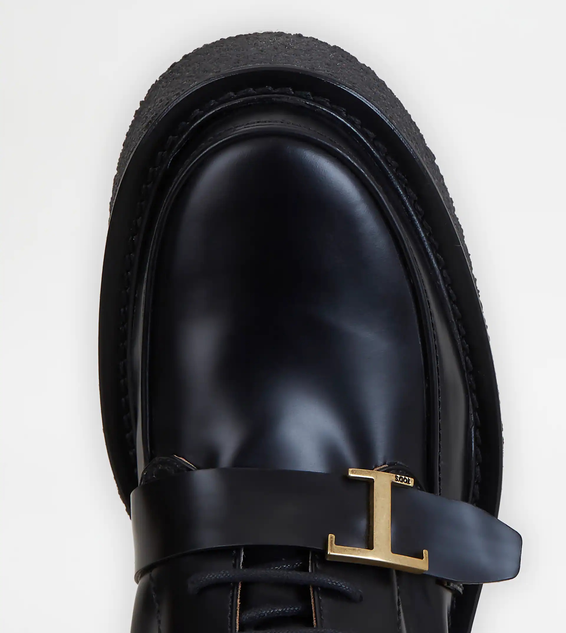 TIMELESS PLATFORM BOOTS IN LEATHER - BLACK - 5