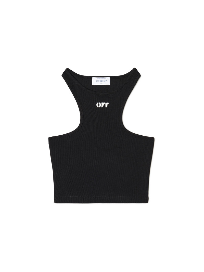 Off Stamp Rib Rowing Top - 1
