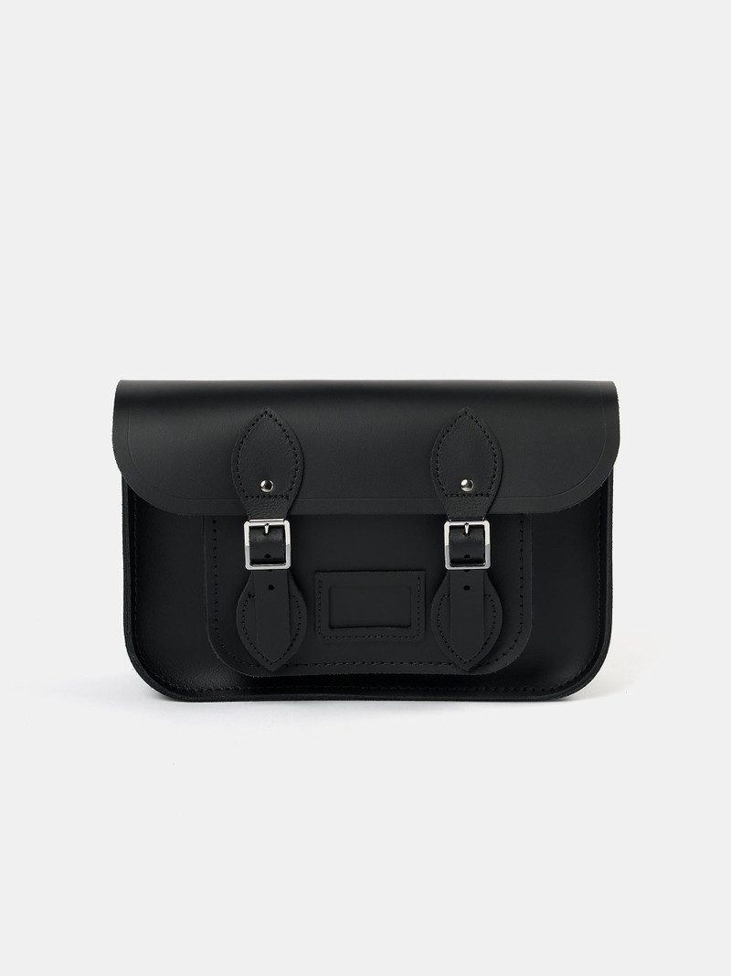 The Satchel Shoulder Bag - Black 1