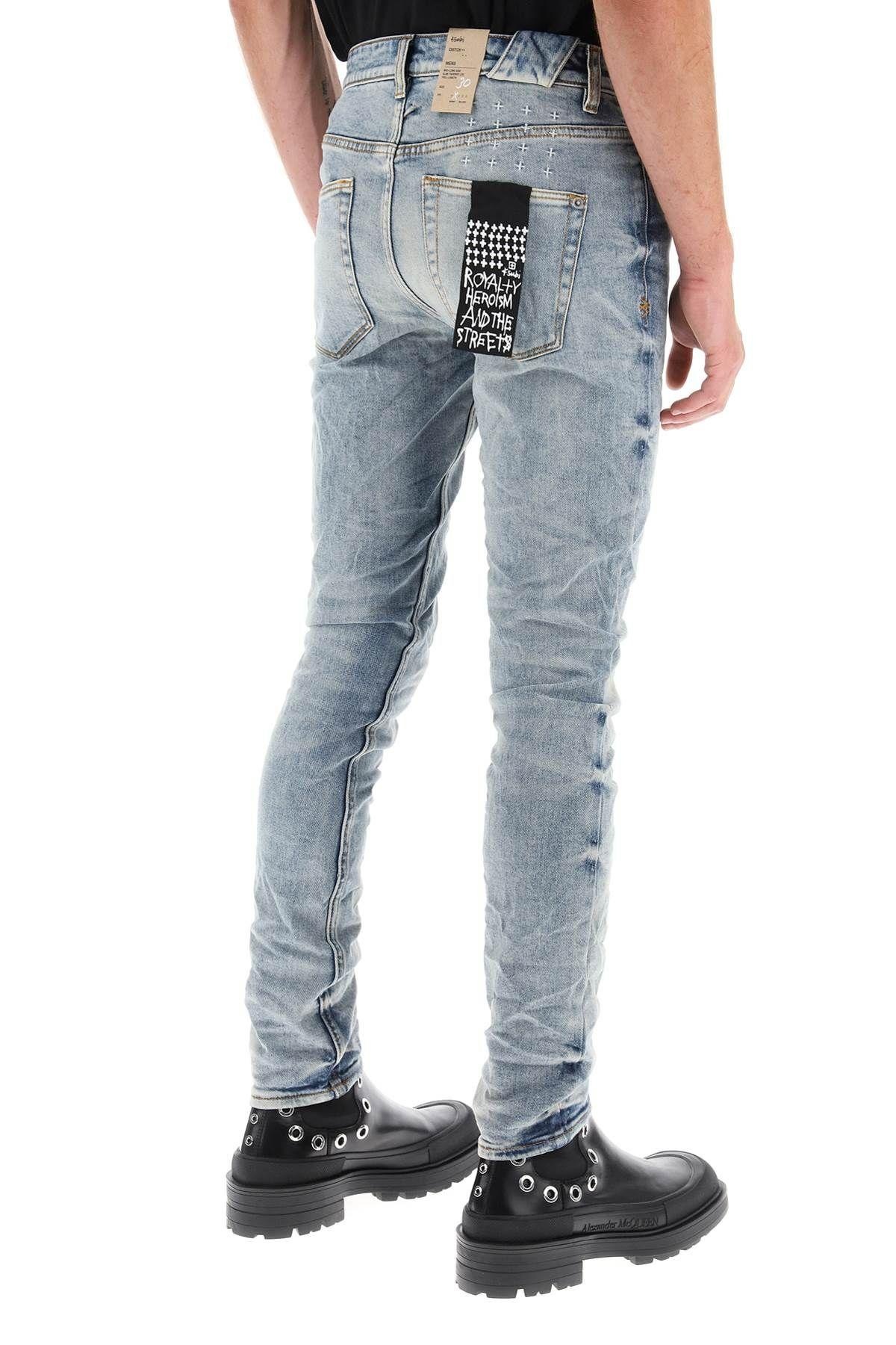 Crinkle-effect skinny jeans Ksubi - 4