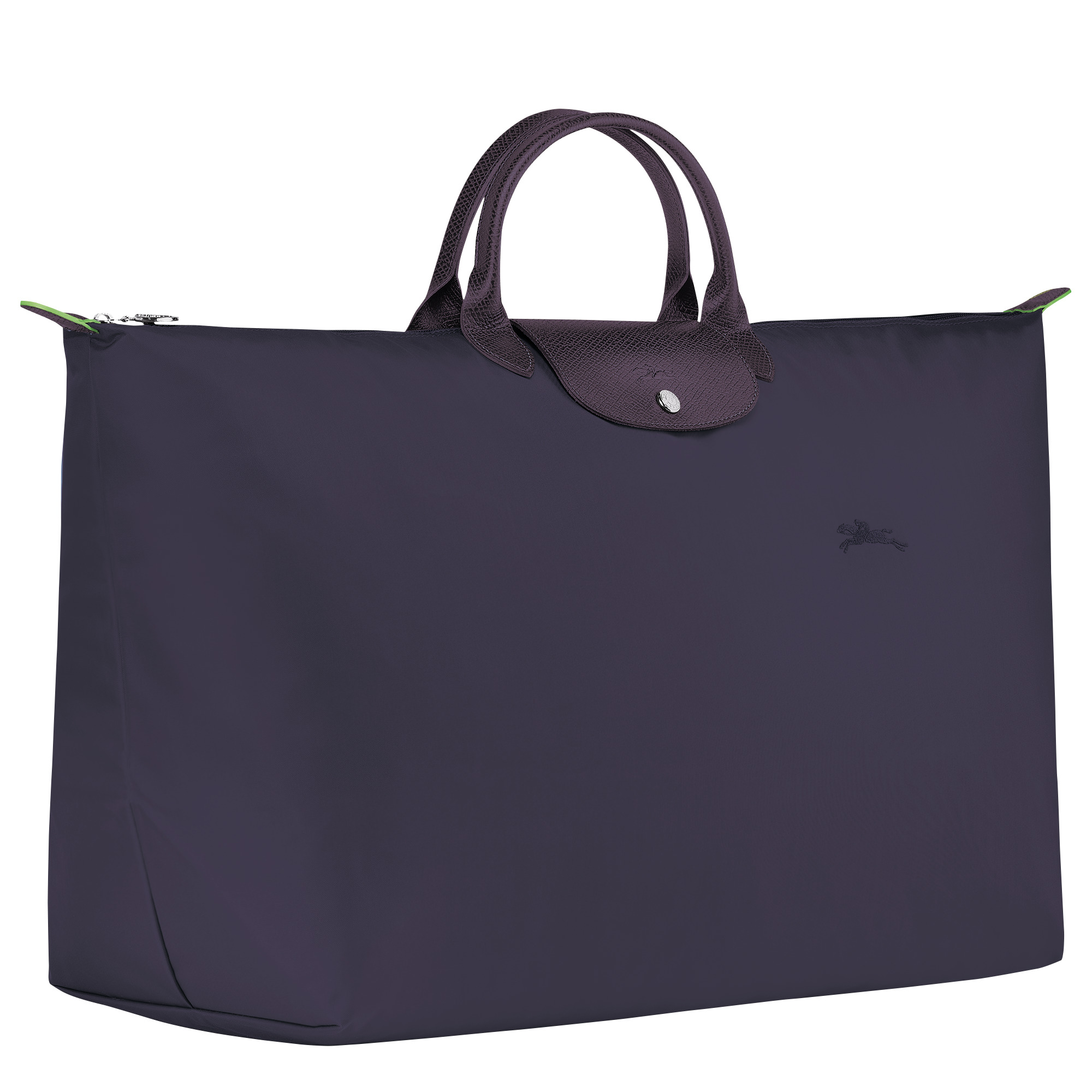 Le Pliage Green M Travel bag Bilberry - Recycled canvas - 2