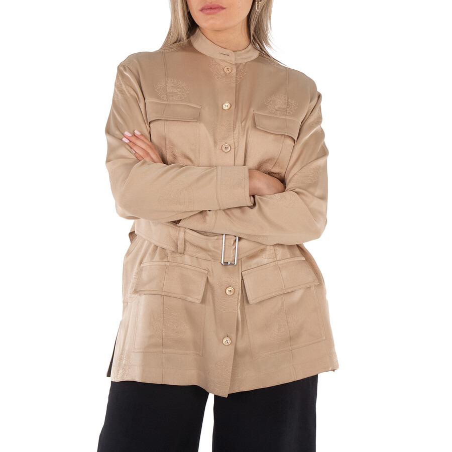 Burberry Belted-Waist Button-Up Shirt - 3