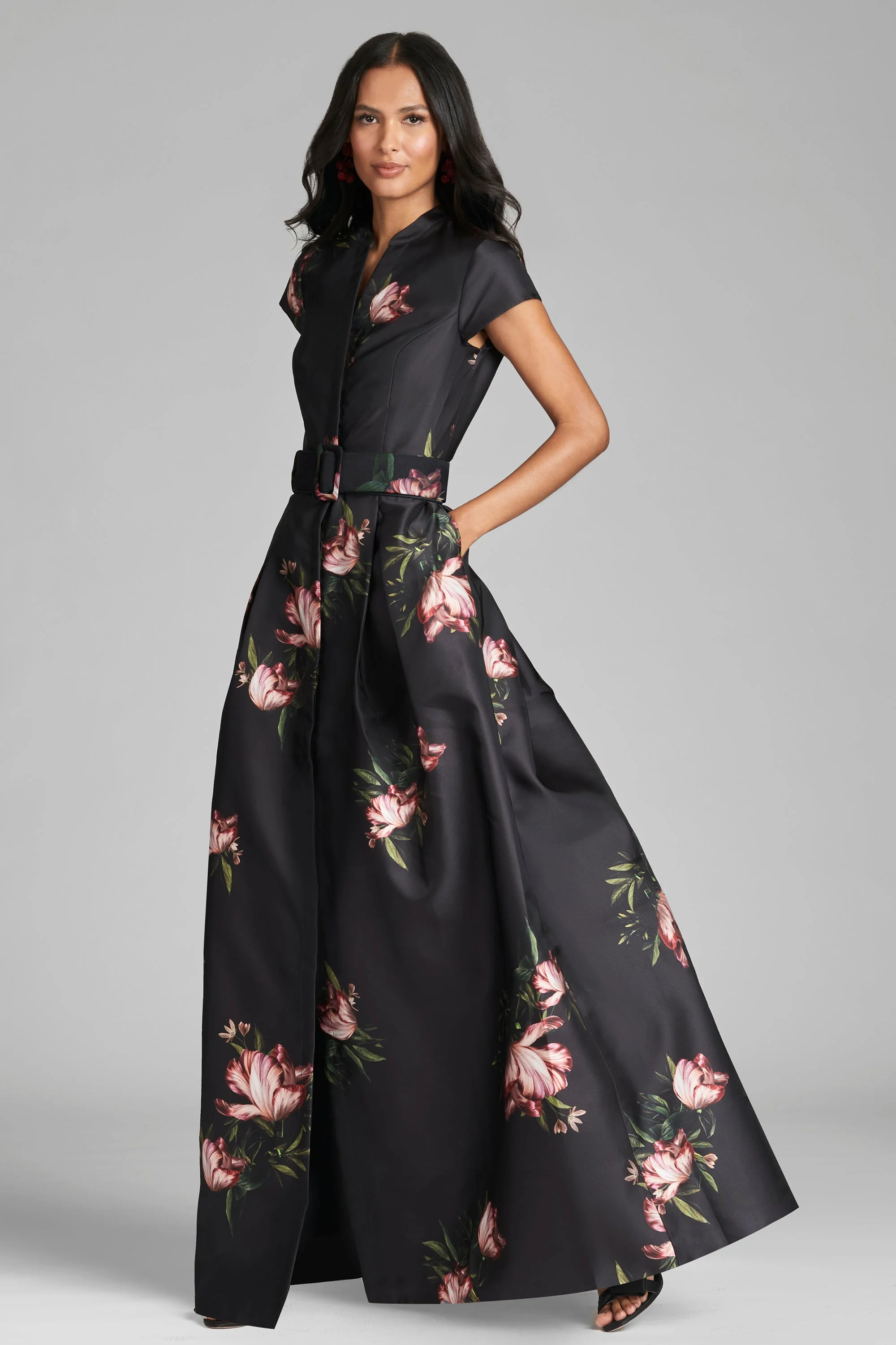 Marta Gown - Noir Blossom - 1