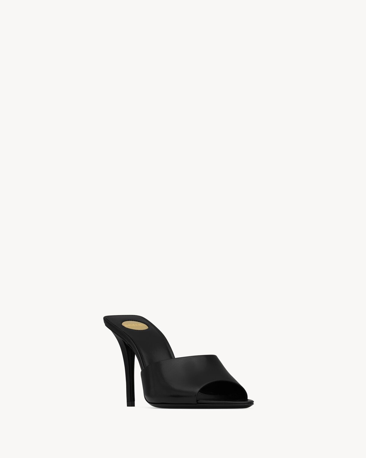 ROMY MULES IN SMOOTH LEATHER - 3