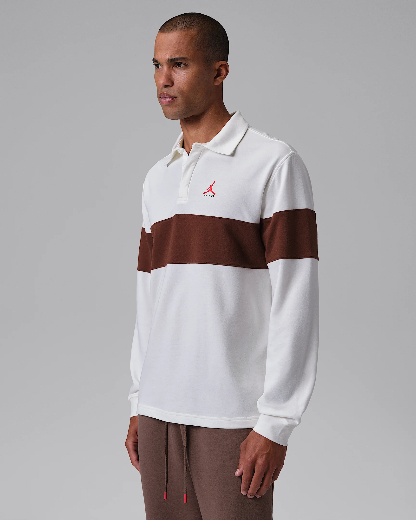 Jordan Brooklyn Men's Long-Sleeve Polo - 1