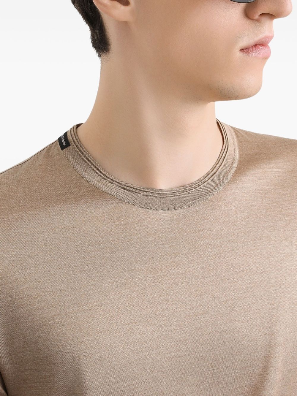 silk t-shirt - 4