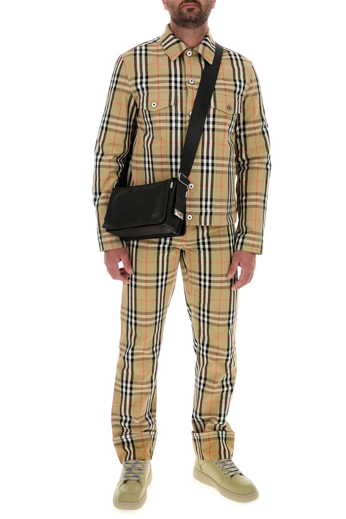 Embroidered canvas pant - 6