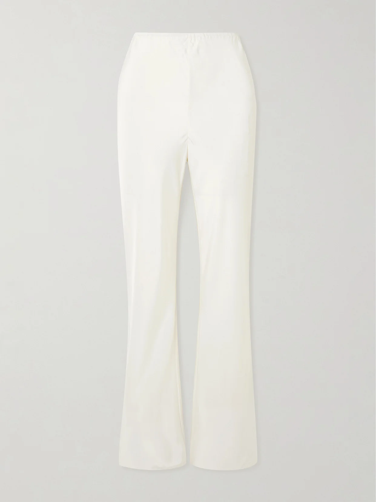 Cove Stretch-silk Straight-leg Pants - 1