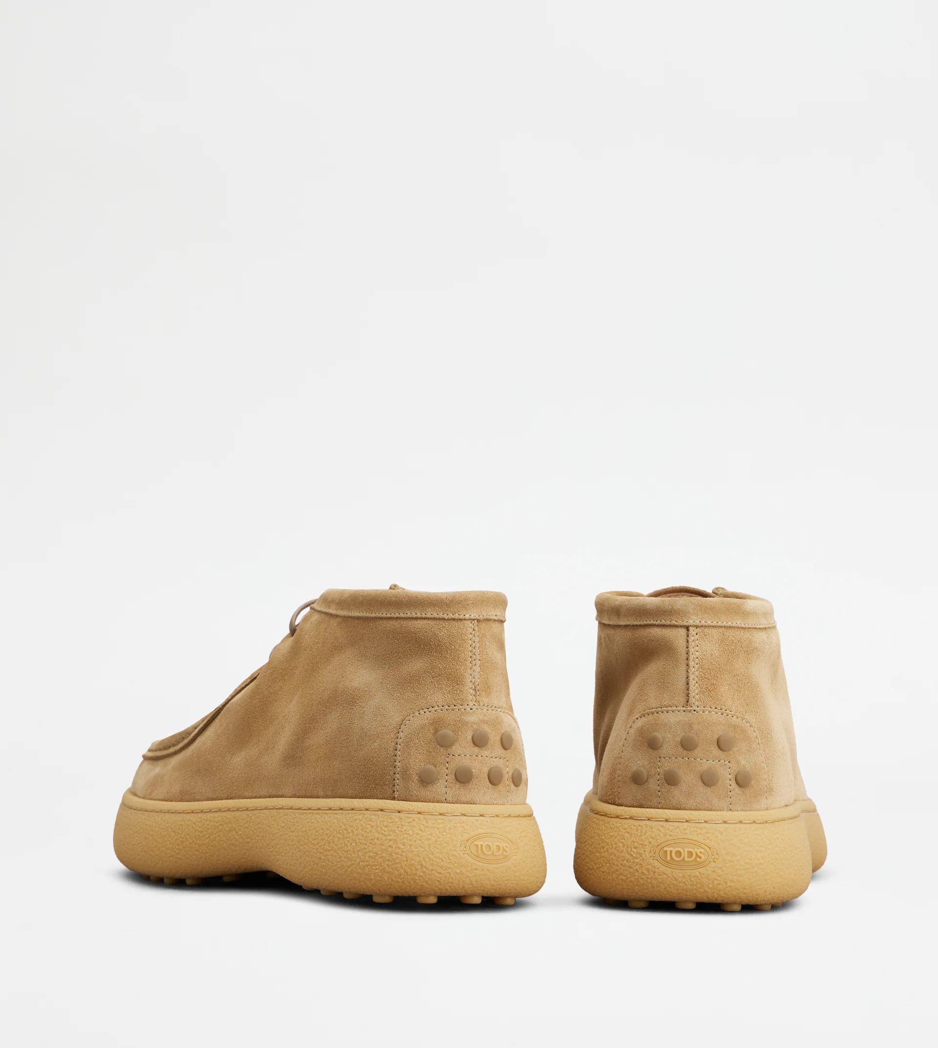TOD'S W. G. DESERT BOOTS IN SUEDE - BEIGE - 2