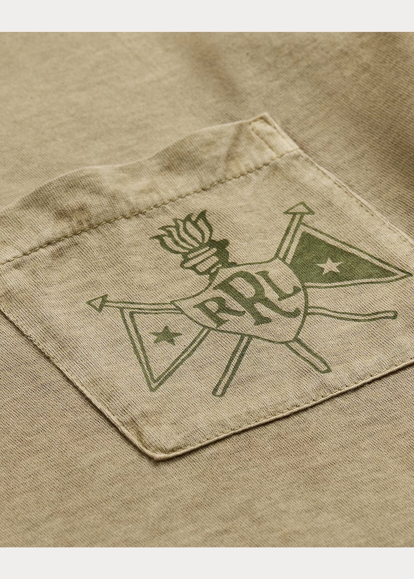 Garment-Dyed Jersey Graphic T-Shirt - 3
