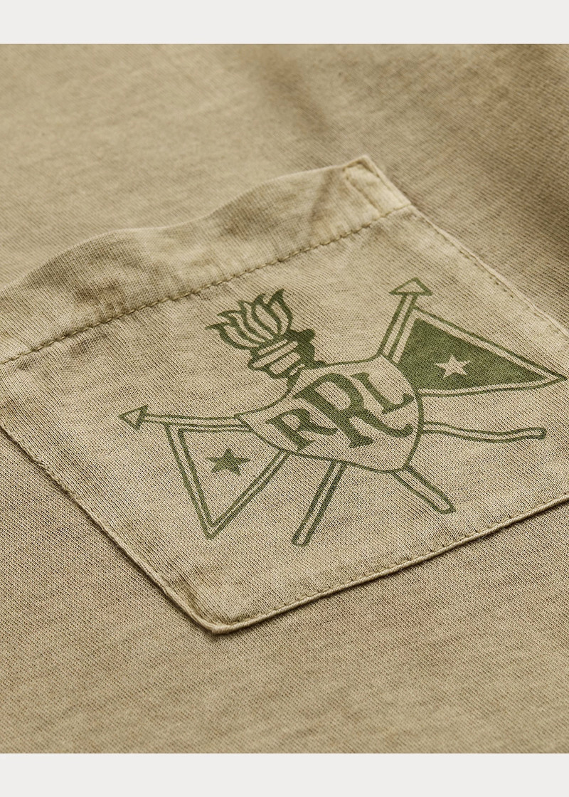 Garment-Dyed Jersey Graphic T-Shirt 3