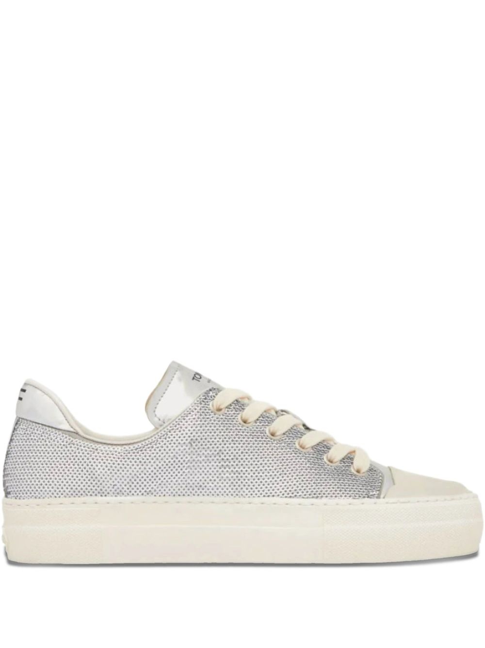 sequin-embellished sneakers - 1