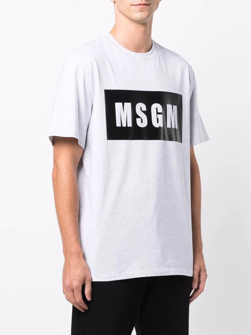 logo-print cotton T-shirt - 3