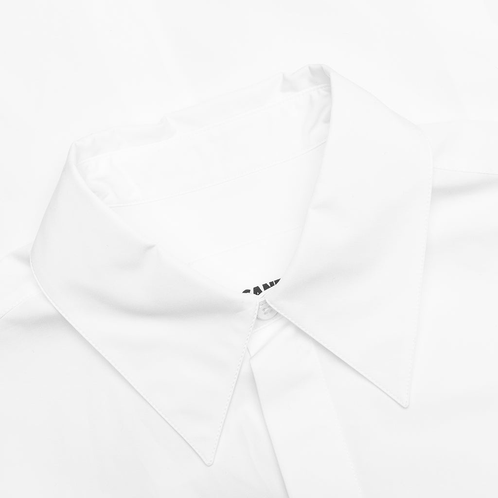 HEAVY ORGANIC COTTON POPLIN SHIRT 131 - OPTIC WHITE - 3
