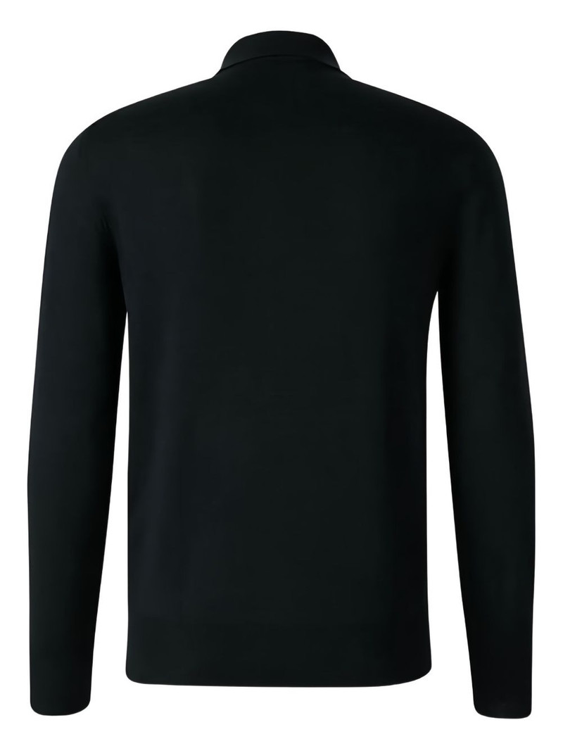 Canali long-sleeve polo shirt outlook