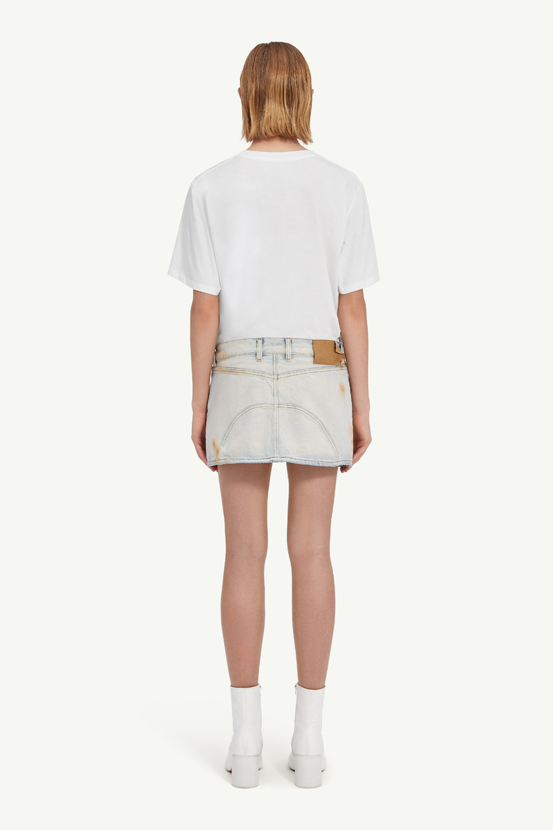 Denim mini skirt 4